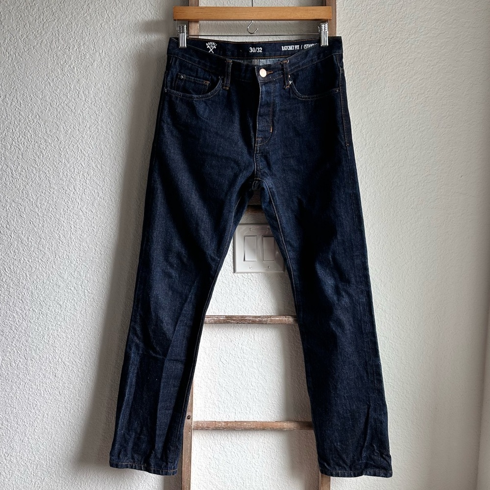 Crooks & Castles Ratchet Fit Dark Denim Mens Jeans sz: 30x32